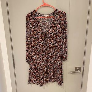 Floral Long Sleeve Dress